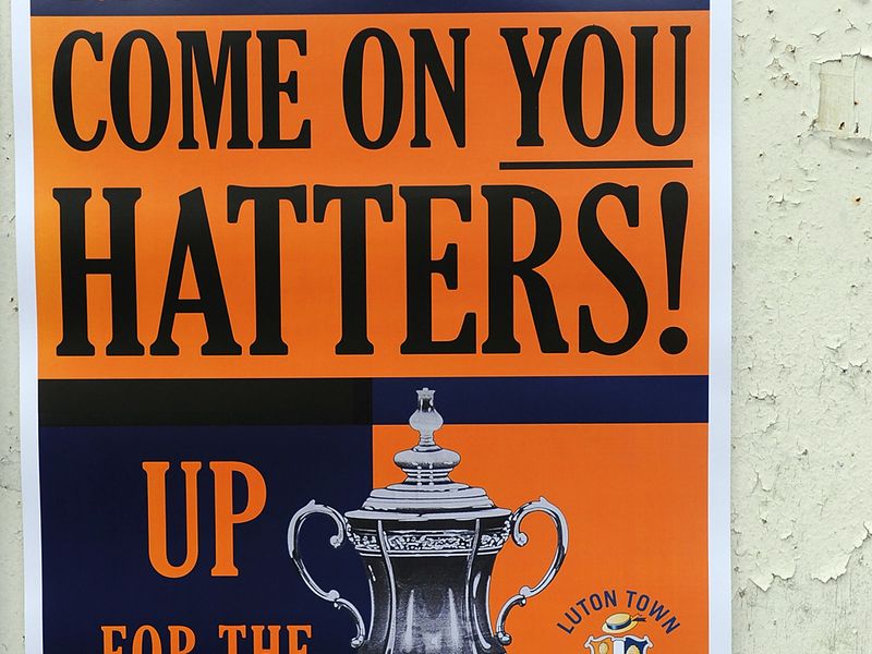 Fans of non-league Luton were up for their fifth-round clash with Championship Millwall
