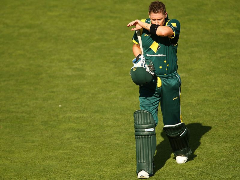 Skipper Michael Clarke could only make four runs.