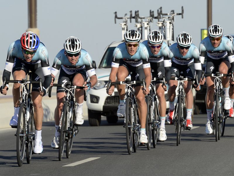 Omega Pharma - Quick-Step posted a top time but there were still two teams remaining