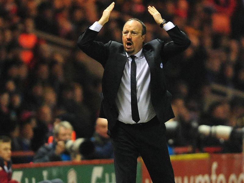 On the touchline at Middlesbrough prior to his outburst after the FA Cup fifth round victory