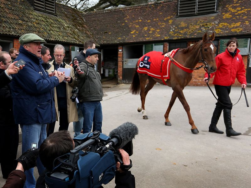 Silviniaco Conti paraded to watching members of the press