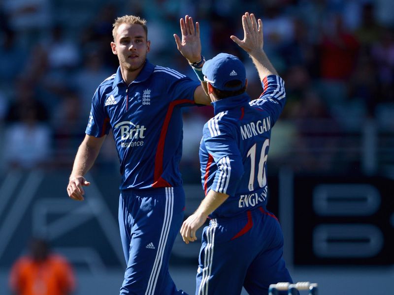 Stuart Broad chipped in with a couple of wickets.