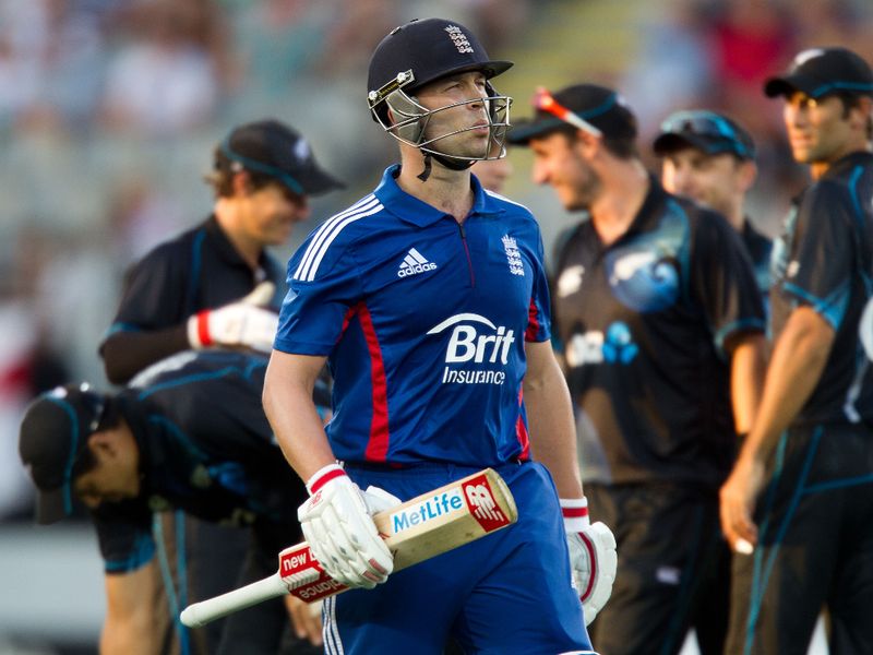 Jonathan Trott's fall afforded the Kiwis hope.