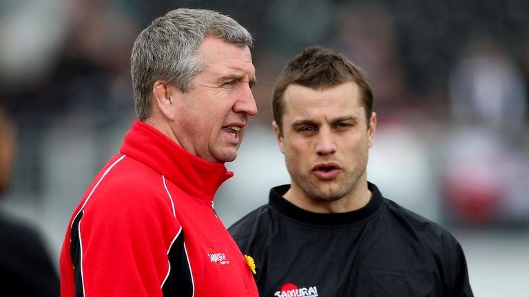 Lyn Jones (left) with Tyson Keats