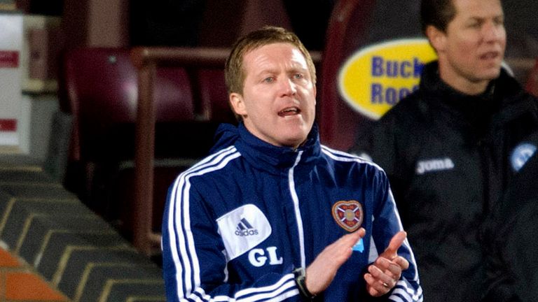 Gary Locke: Rare away victory for Hearts manager