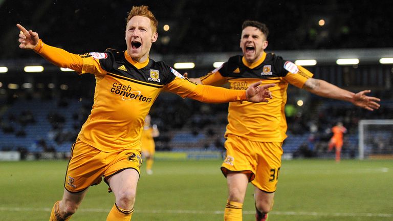 Stephen Quinn: Hull's goalscorer celebrates his winner
