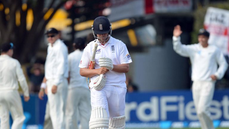 Jonathan Trott failed to add to his overnight score of 121.