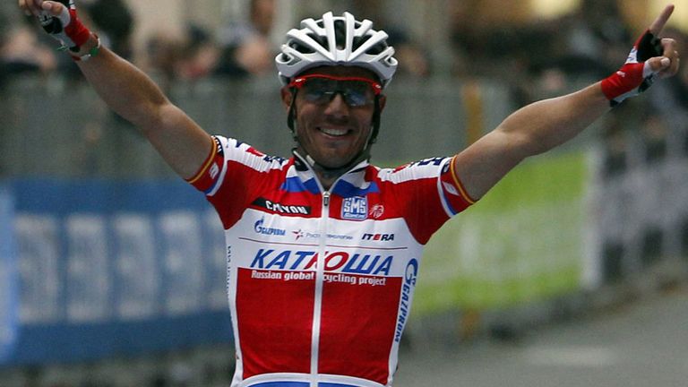 Joaquim Rodriguez claimed victory with a solo attack