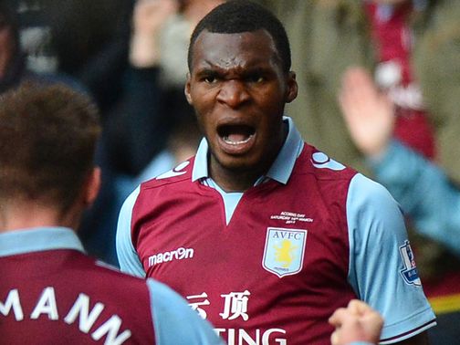 Christian Benteke scored the winning goal for Aston Villa&nbsp;