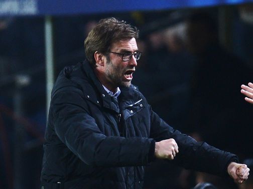 Jurgen Klopp celebrates
