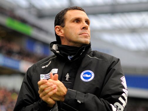 Gus Poyet: Has decided to remain with Brighton