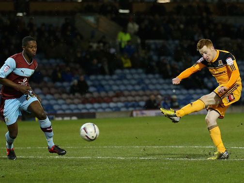 Stephen Quinn fires in the only goal of the game