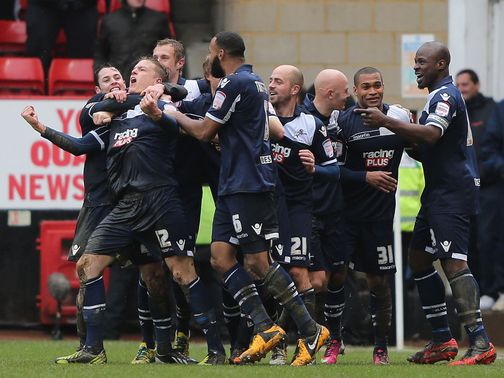 Millwall won their London derby with Charlton 2-0&nbsp;