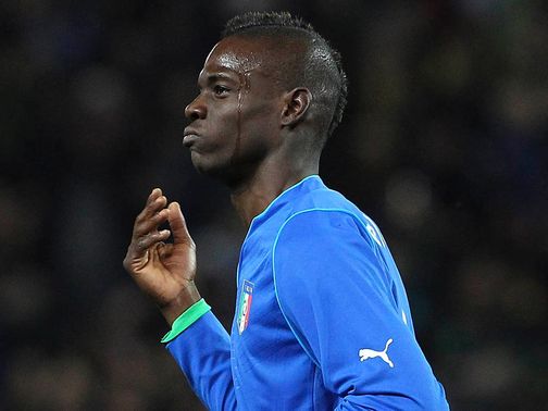 Mario Balotelli scored a stunning equaliser for Italy