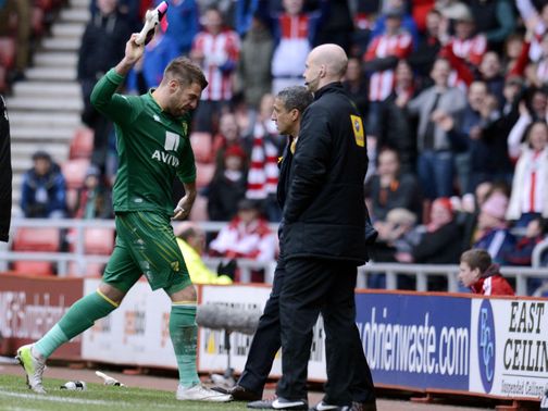 Bunn saw red at Sunderland