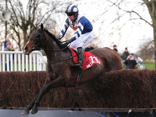 Big Occasion on his way to victory in the Midlands National