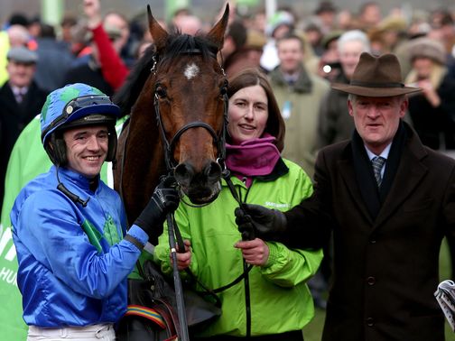 Connections celebrate Hurricane Fly's Champion Hurdle win