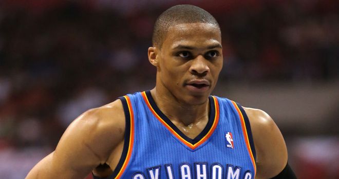 Russell Westbrook: Scored 35 points for the Thunder