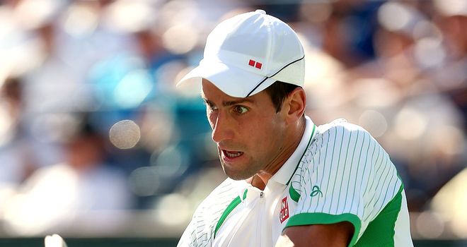 Novak Djokovic: suffered a shock defeat to Tommy Haas