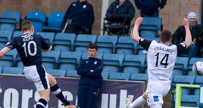 John Baird: Dundee striker on target against Inverness