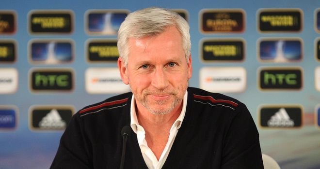 Alan Pardew: Delighted at European draw