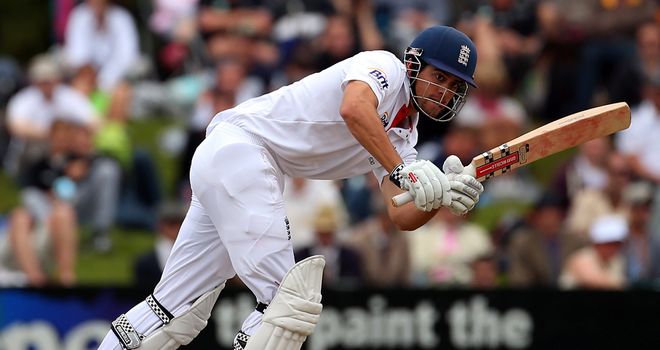 Alastair Cook: Delighted for opening partner Nick Compton after maiden Test century in Dunedin