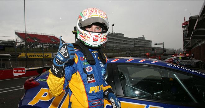 Andrew Jordan: Failed to podium but still clinched title at Brands (Image via BTCC)