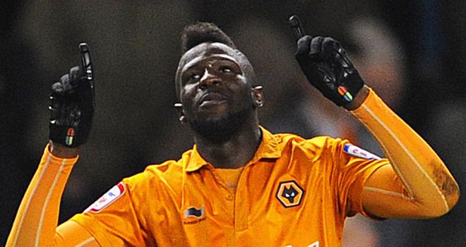 Bakary Sako: Netted at the death to bag Wolves a draw with Watford