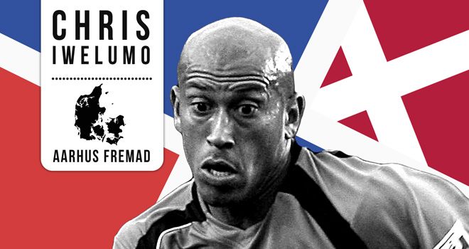 Chris Iwelumo had his first taste of football abroad in the Danish top flight