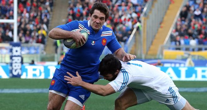Florian Fritz: Will miss France's Six Nations clash with Scotland because of a foot infection