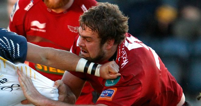 Johan Snyman: crossed for Scarlets