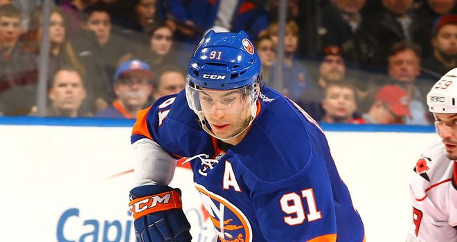John Tavares: scored twice to help the New York Islanders beat the Capitals 5-2