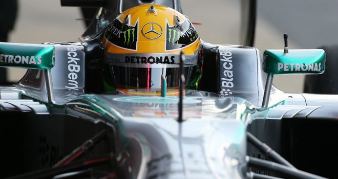Lewis Hamilton: Showed more than a glimpse of the W04's pace on Saturday morning