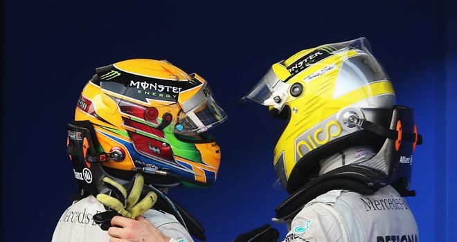 Lewis Hamilton: Insists he won't enjoy preferential treatment over Rosberg