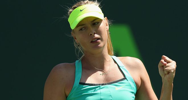 Maria Sharapova: Needed three sets to reach the last eight in Stuttgart