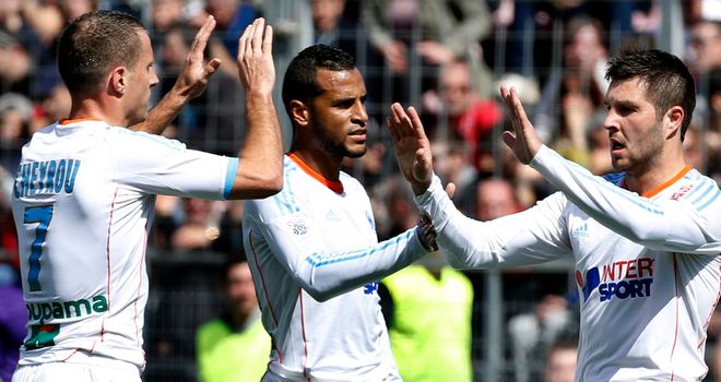 Gignac (right) got the only goal of the game