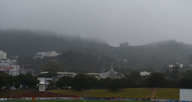 The covers did not come off during a miserable day five in Wellington