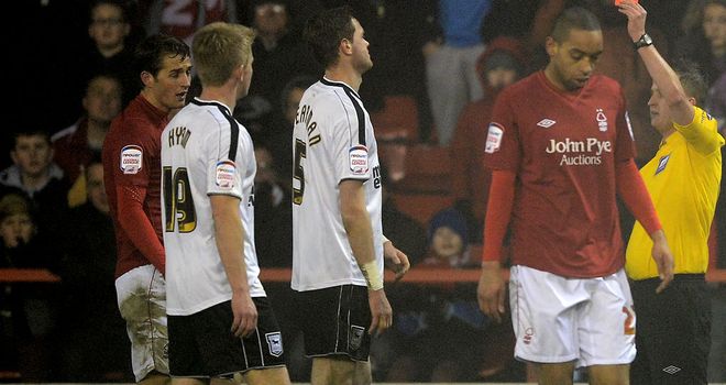 Richard Stearman: Sent off