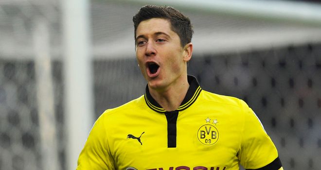 Robert Lewandowski scored Dortmund's winner