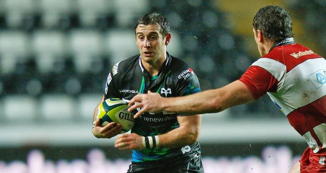 Tom Grabham: has signed a new two-year deal with Ospreys