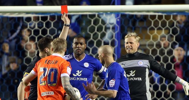 Wes Morgan: Given his marching orders early on