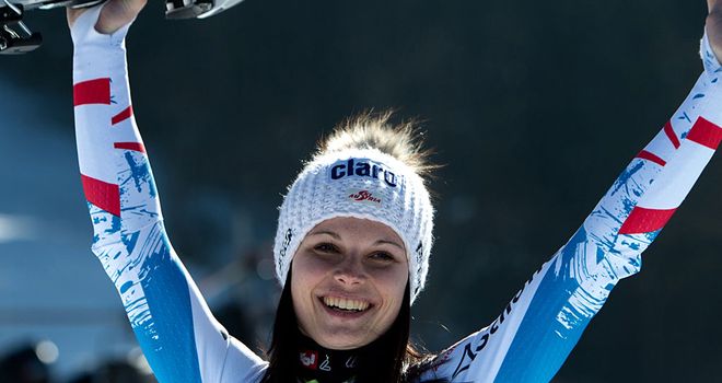 Anna Fenninger: Followed up her win in Garmisch last week