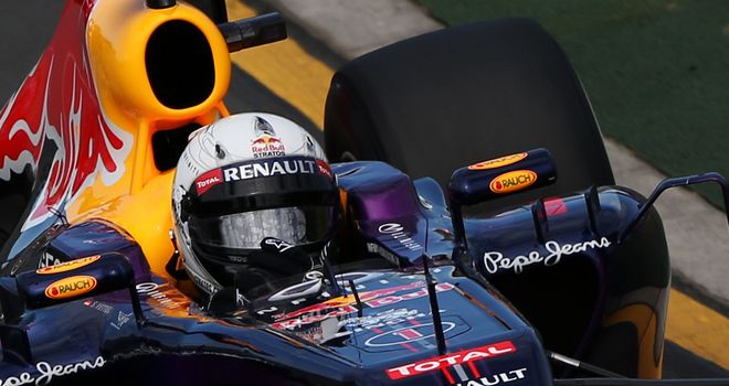 Sebastian Vettel: Fastest in first practice