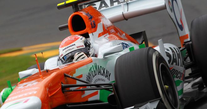 Adrian Sutil: Led his comeback race