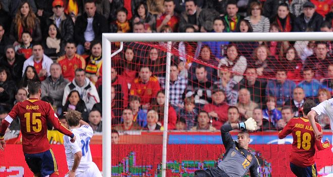 Teemu Pukki: Scored Finland's equaliser past Victor Valdes