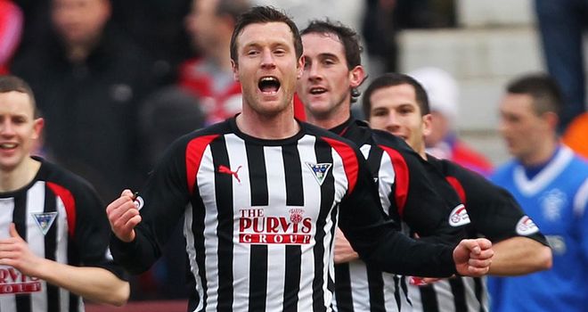 Andy Kirk: His late leveller denied Airdrie a vital three points