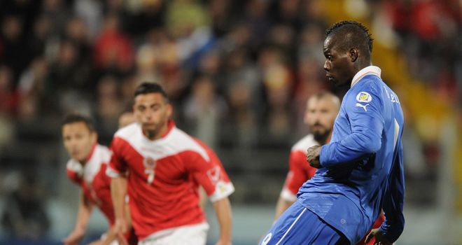 Mario Balotelli: Scored for Italy