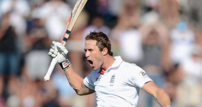 Compton: Delighted with century knock