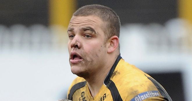 Jordan Tansey: Has signed a new two-year deal with Castleford