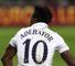 Emmanuel Adebayor: Tottenham striker pictured during the game against Inter Milan